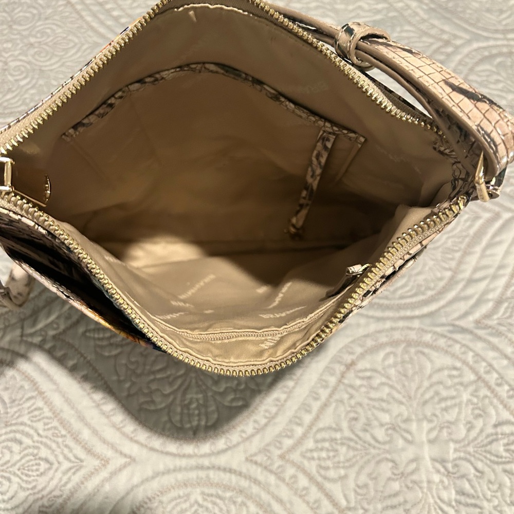 Brahmin Katie Obsession Ombre Rainbow Iridescent Crossbody Shoulder Bag - Picture 6 of 11